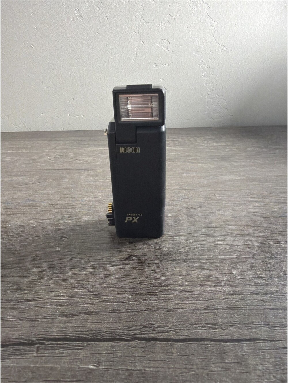 Camera Flash Ricoh Speedlite PX Black Vintage Detachable Tested Great Condition
